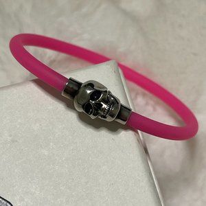 Alexander McQueen Pink Skull Bracelet